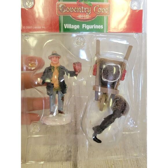 Coventry Cove roasted Chestnut vendor 2007 lemax Village accessory Xmas - Picture 2 of 6